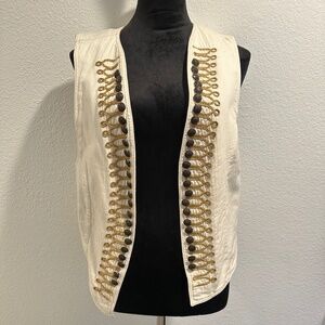 Free People military/ band Vest